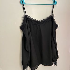 Rue21 Black Off the Shoulder Top with Lace